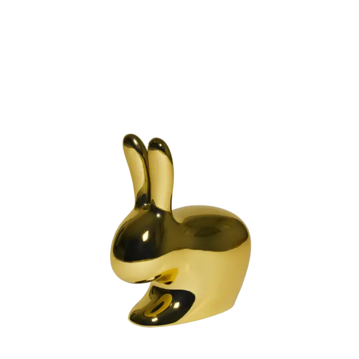 Sedia qeeboo Rabbit Baby Metal Finish
