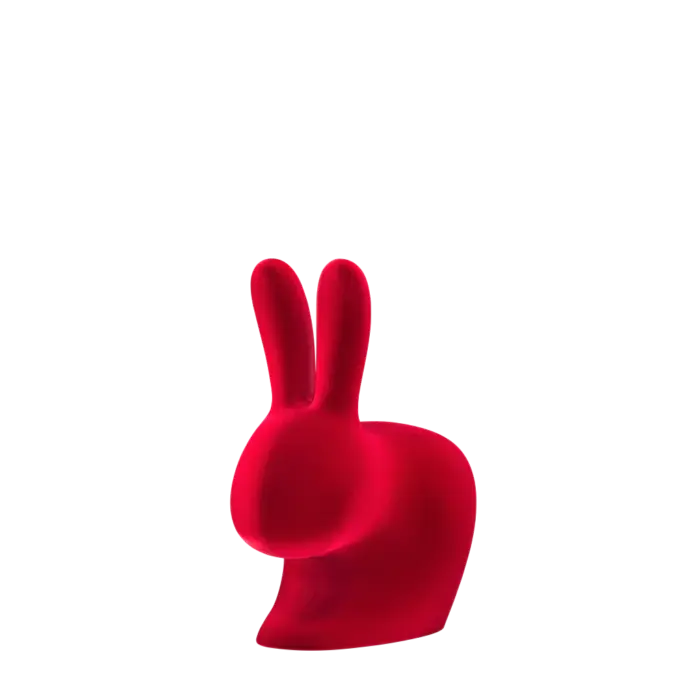 Sedia qeeboo Rabbit Baby Velvet Finish - immagine 5